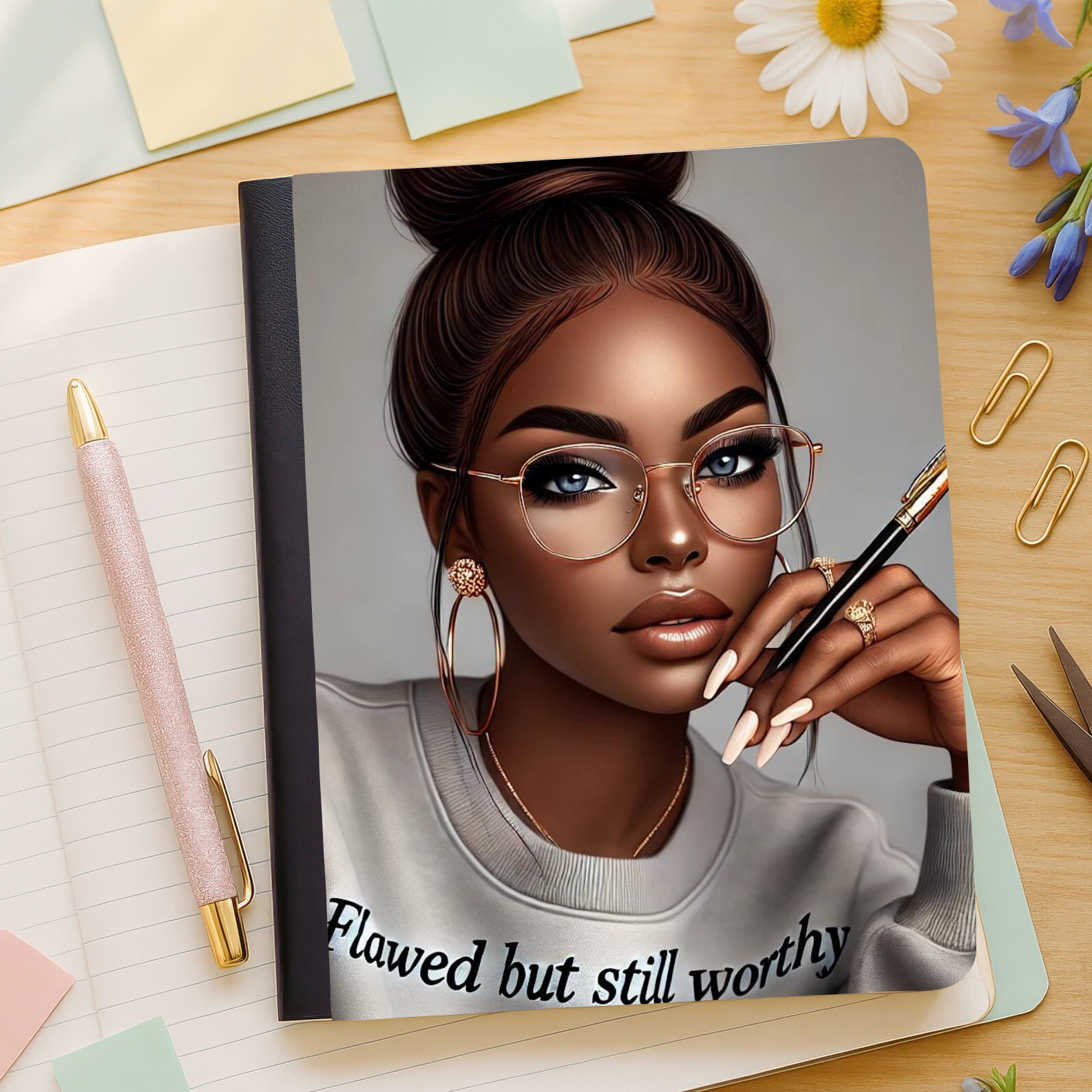 Flawed But Still Worthy Composition Notebook