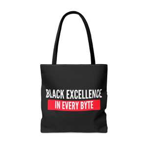 Black Excellece In Every Byte Tote Bag – Co Made It