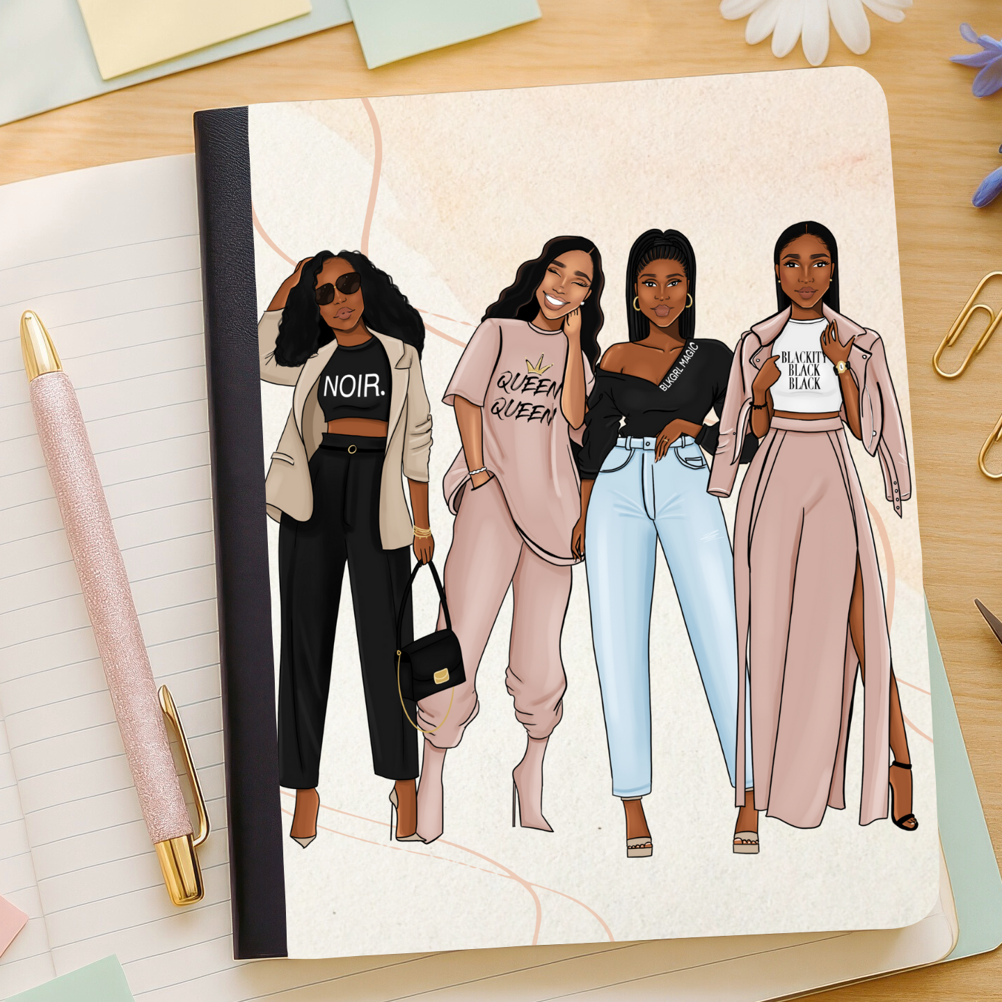 Blackity Black Composition Notebook