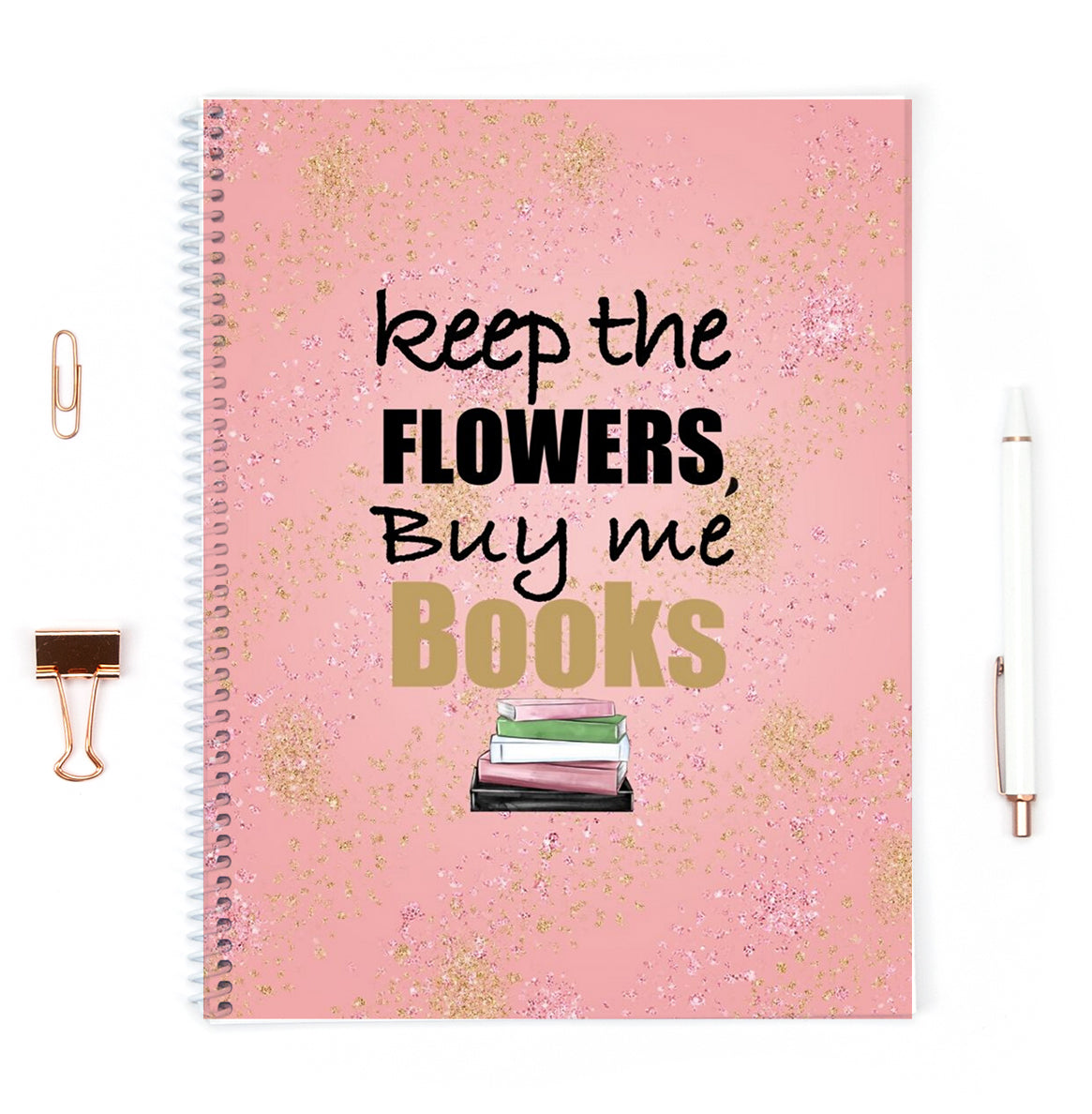 Keep The Flowers Spiral Notebook